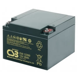 Akumulator AGM CSB EVX 12260 (12V 26Ah)