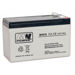 Akumulator AGM MWP MWS 7,2-12 F1 (12V 7,2Ah)