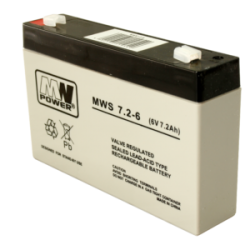 Akumulator AGM MWP MWS 7,2-6 (6V 7,2Ah)