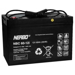 Akumulator AGM NERBO NBC 60-12i (12V 60Ah)